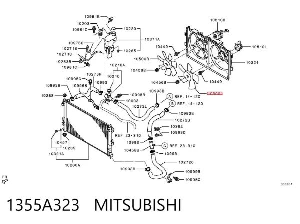  1355A323 Mitsubishi
