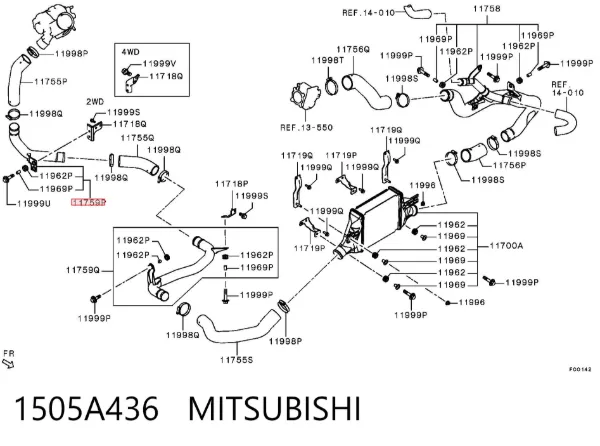  1505A436 Mitsubishi