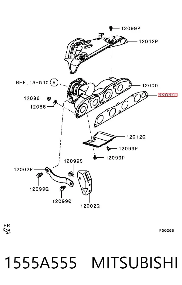 Прокладка колектора Mitsubishi ASX GA