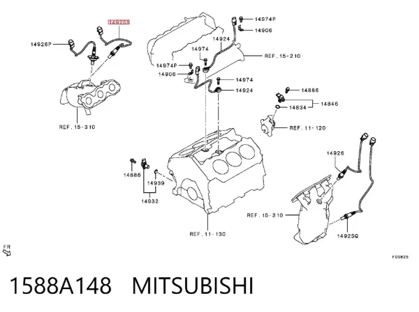 Лямбда-зонд 1588A148 Mitsubishi