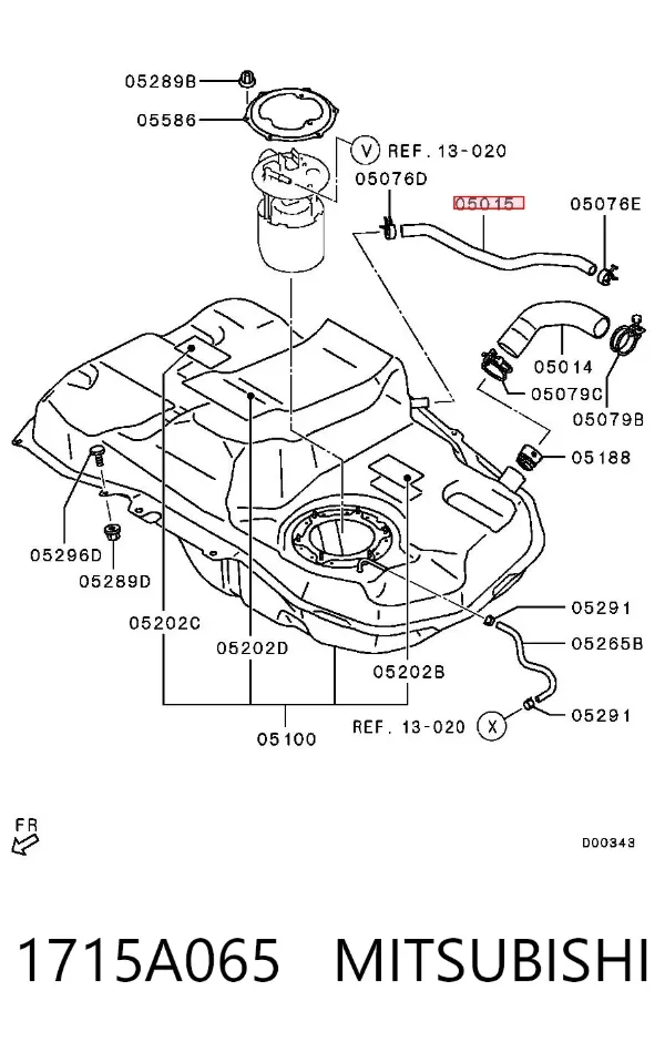  1715A065 Mitsubishi