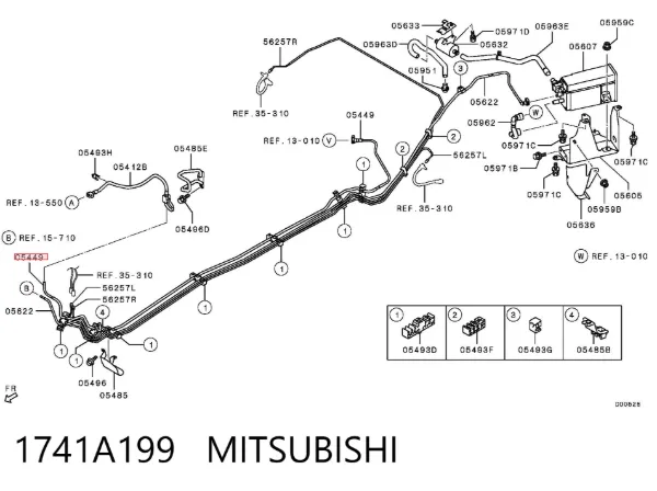  1741A199 Mitsubishi