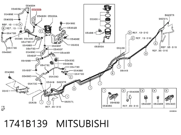  1741B139 Mitsubishi