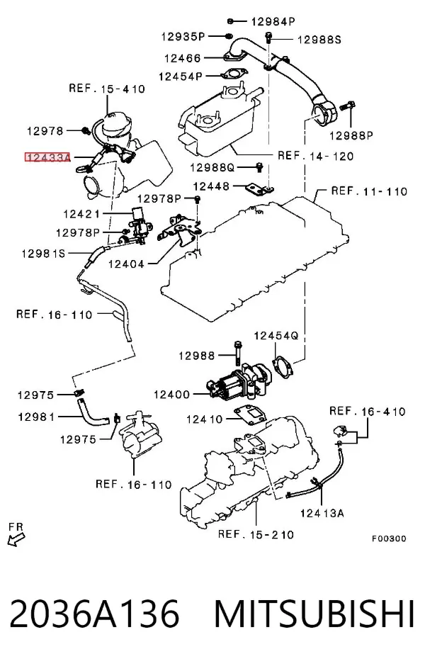  2036A136 Mitsubishi
