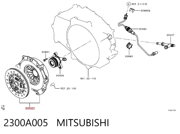 Зчеплення Mitsubishi Grandis NAW