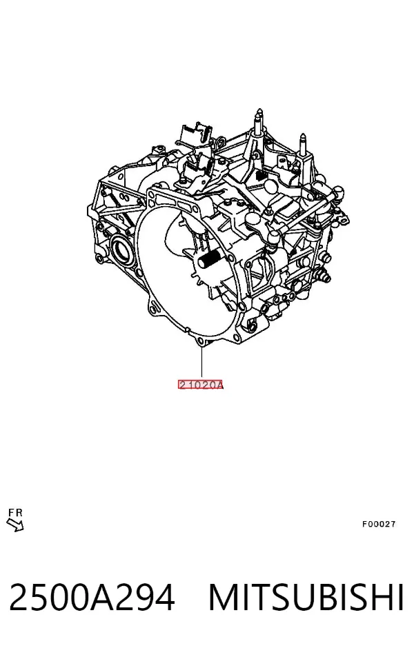 Коробка передач 2500A294 Mitsubishi
