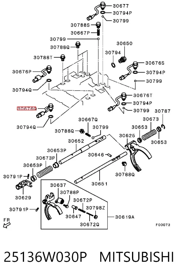  25136W030P Mitsubishi