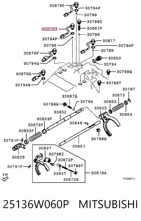  25136W060P Mitsubishi