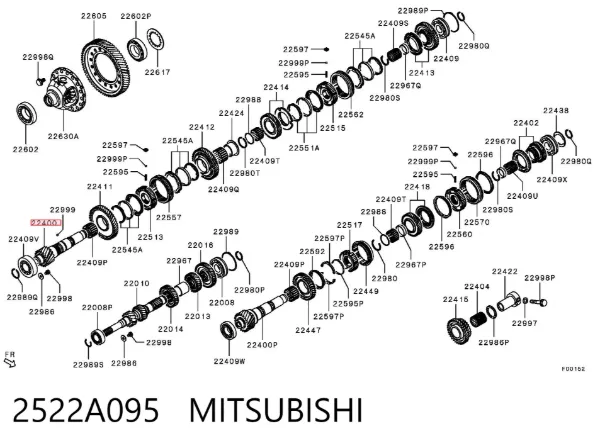  2522A095 Mitsubishi