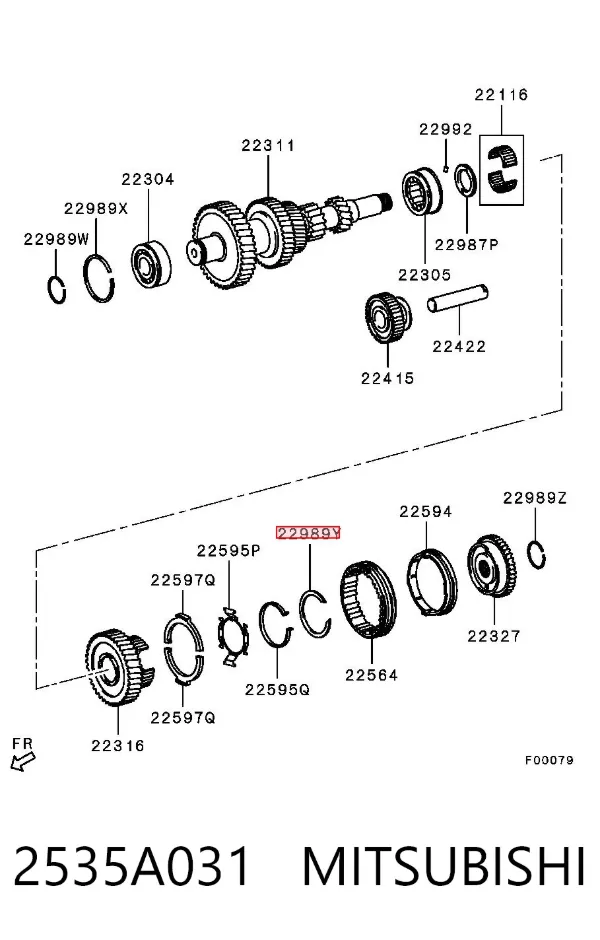  2535A031 Mitsubishi