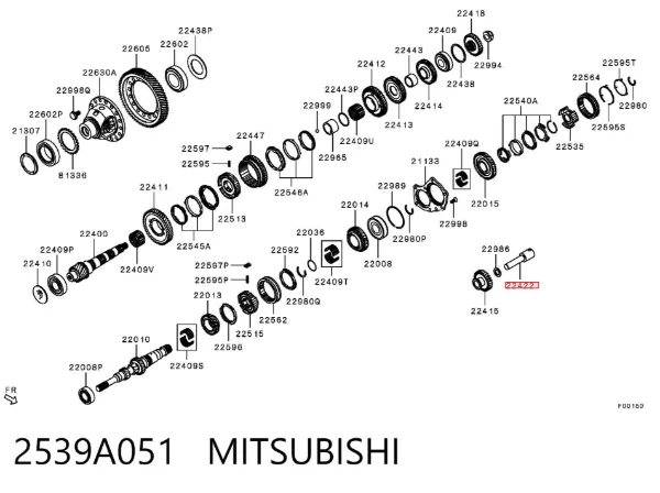  2539A051 Mitsubishi