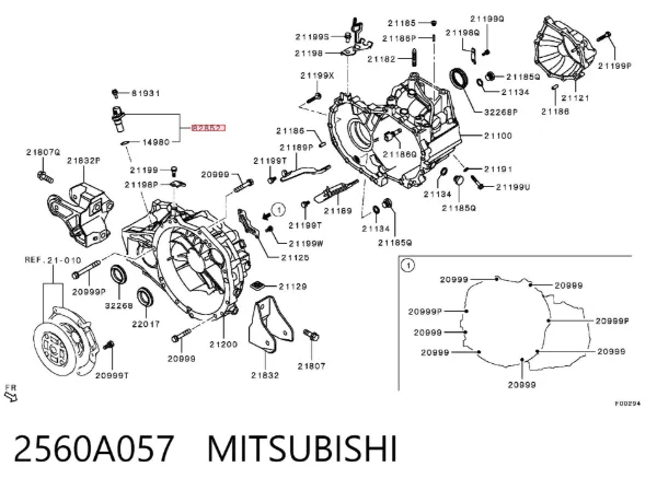 Датчик швидкості Mitsubishi Outlander III