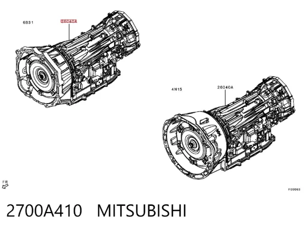 АКПП 2700A410 Mitsubishi