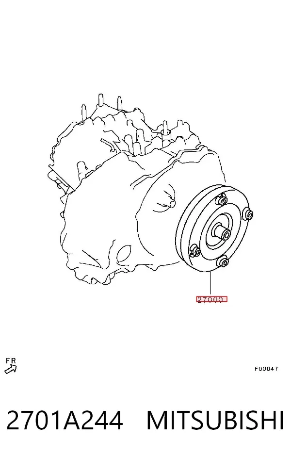 Гідротрансформатор АКПП 2701A244 Mitsubishi