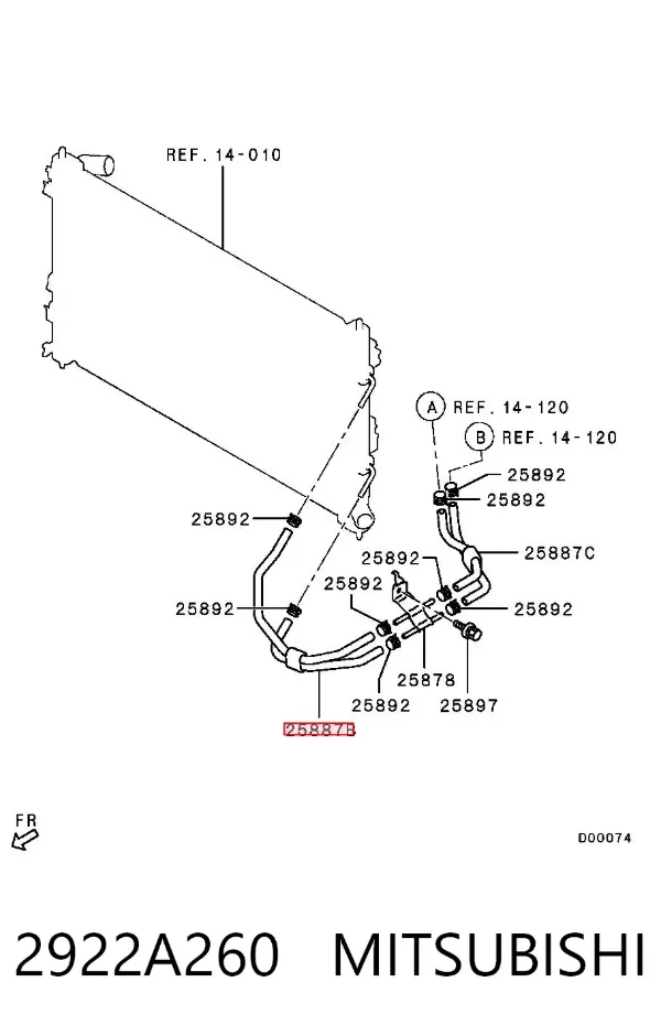  2922A260 Mitsubishi