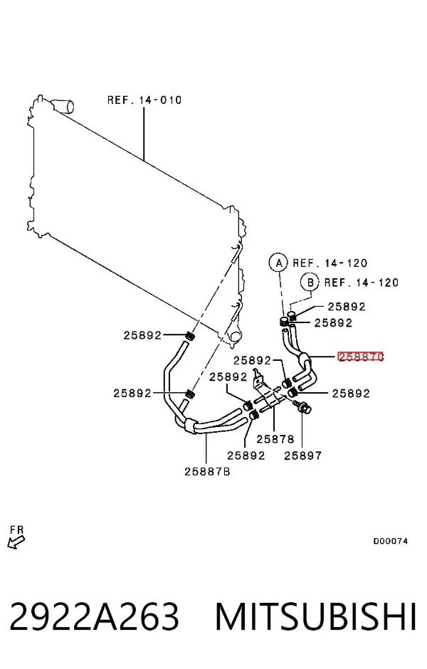  2922A263 Mitsubishi