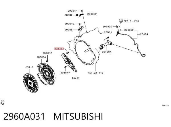  2960A031 Mitsubishi