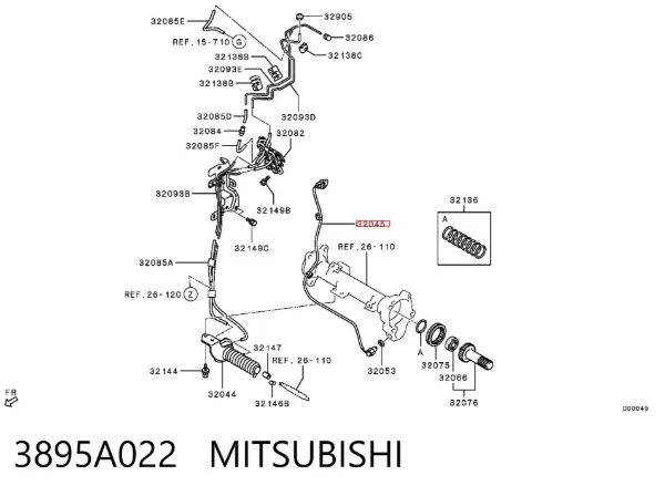  3895A022 Mitsubishi