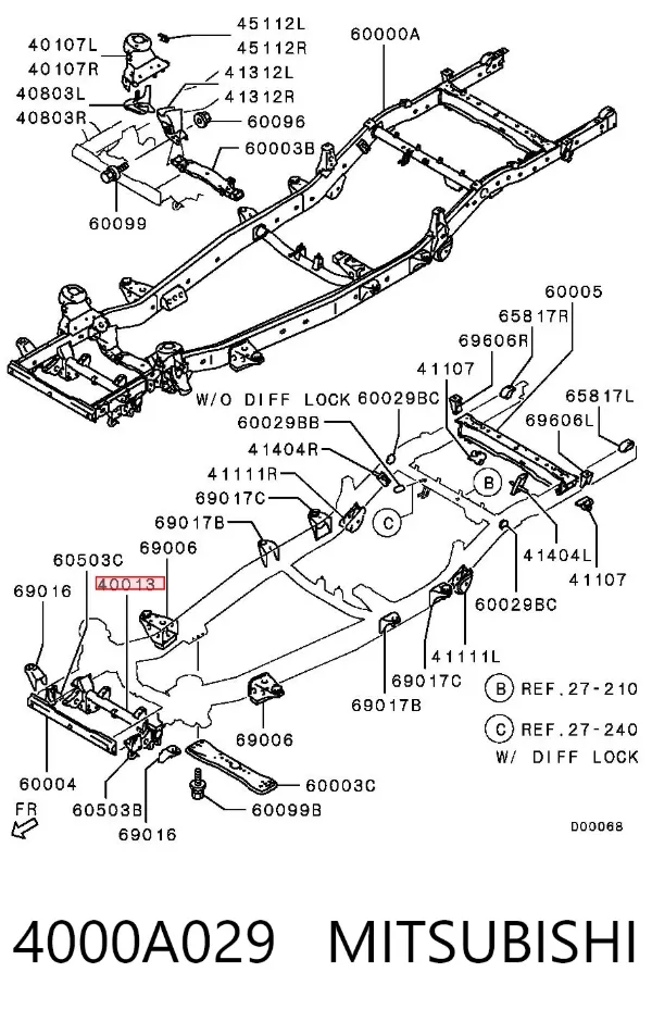  4000A029 Mitsubishi