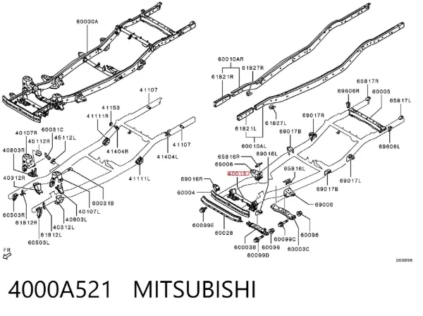  4000A521 Mitsubishi