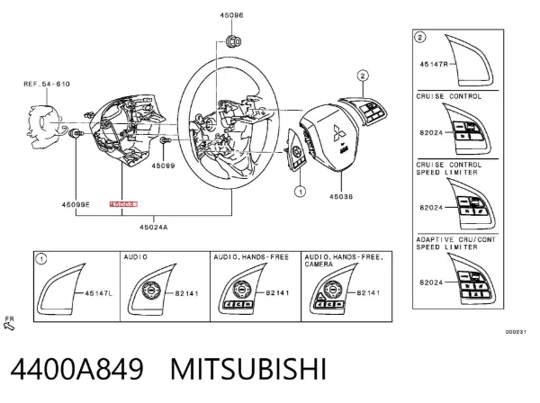  4400A849 Mitsubishi