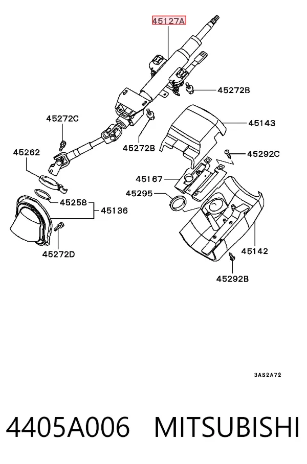 Рульова колонка Mitsubishi Space Star DG0
