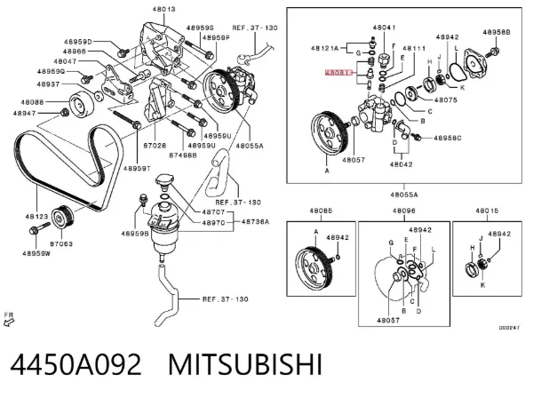  4450A092 Mitsubishi