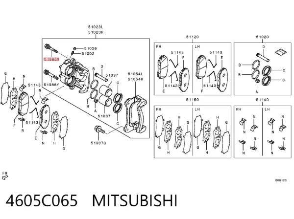  4605C065 Mitsubishi