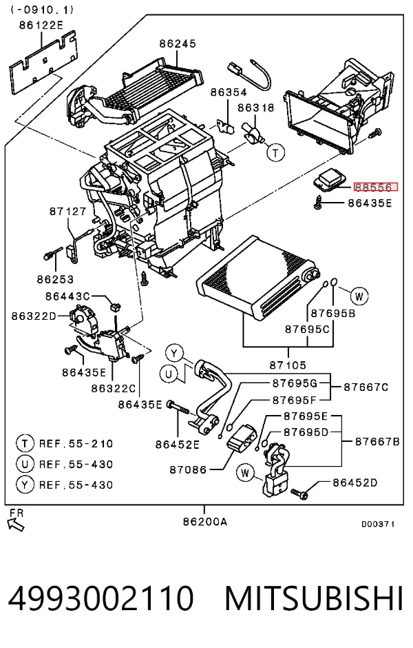 Резистор пічки Mitsubishi Pajero IV SHORT