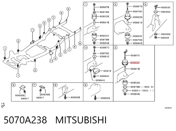  5070A238 Mitsubishi