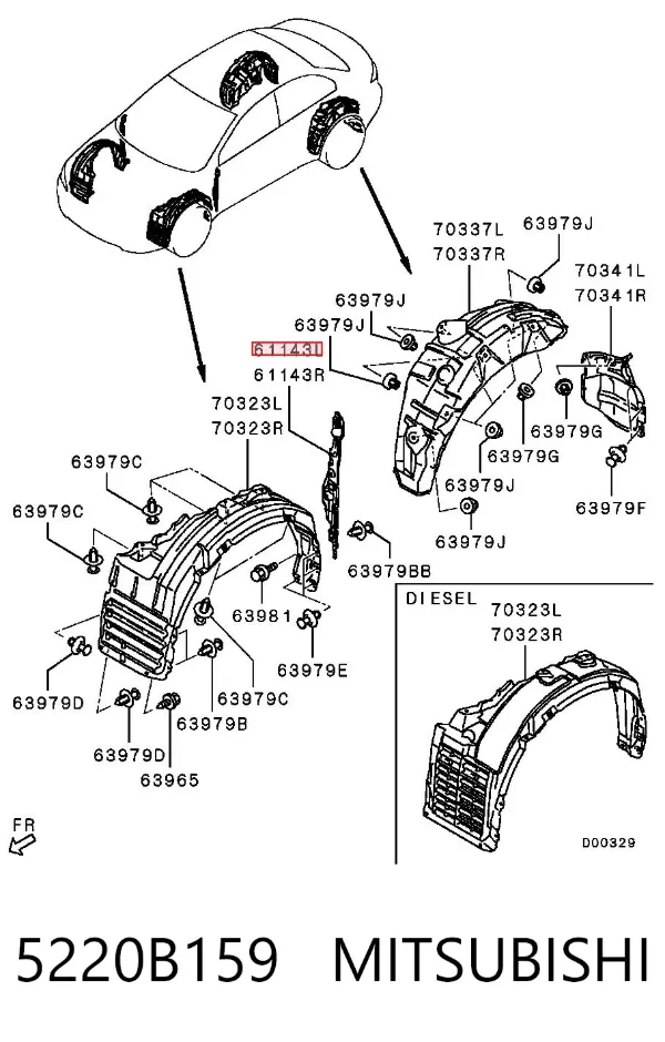  5220B159 Mitsubishi