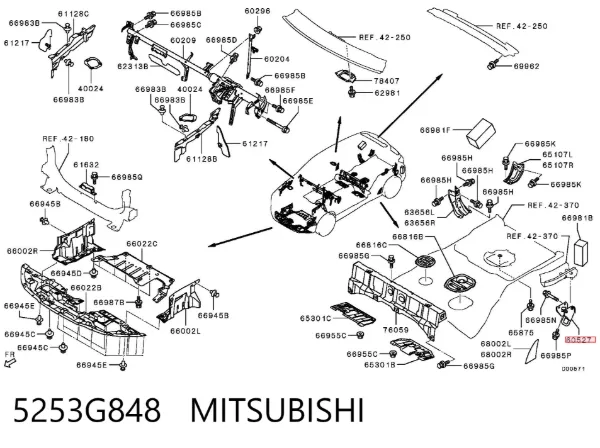  5253G848 Mitsubishi