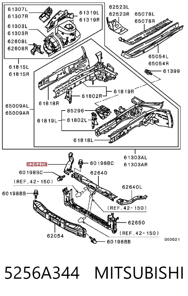  5256A344 Mitsubishi
