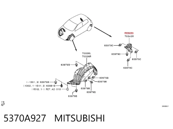  5370A927 Mitsubishi