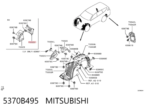  5370B495 Mitsubishi
