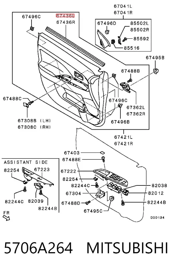  5706A264 Mitsubishi