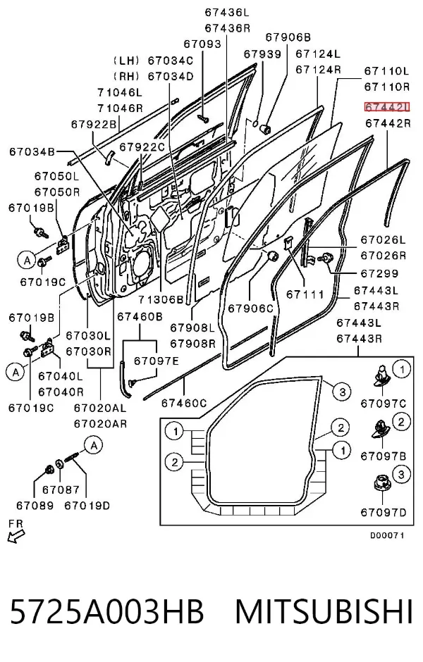  5725A003HB Mitsubishi
