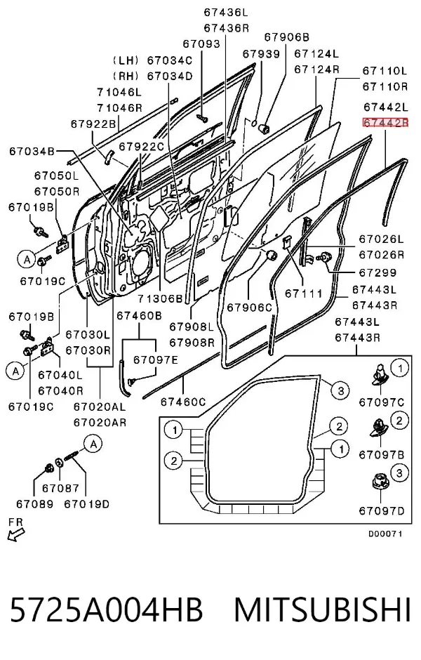  5725A004HB Mitsubishi