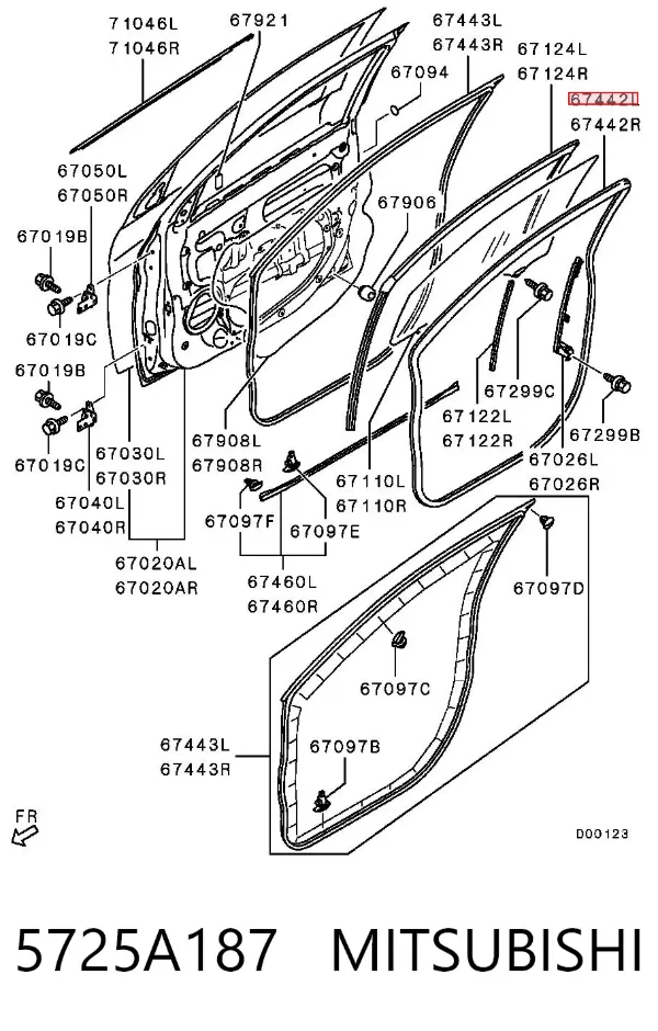 5725A187 Mitsubishi