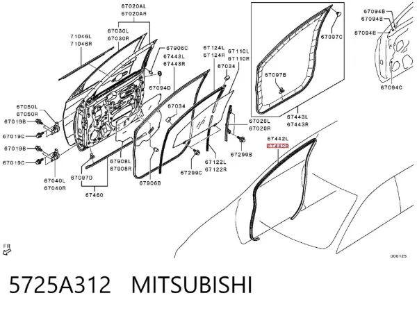  5725A312 Mitsubishi