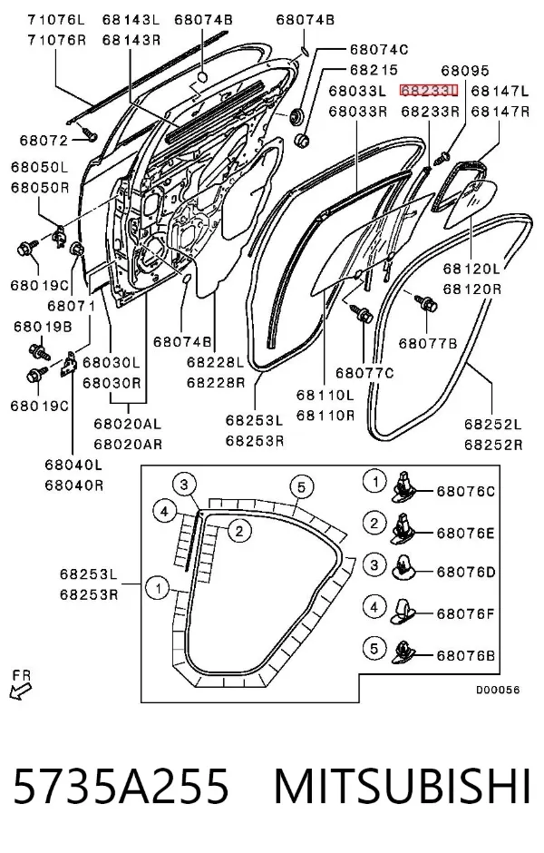  5735A255 Mitsubishi