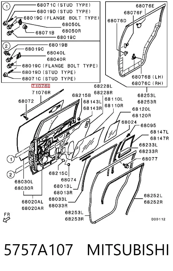  5757A107 Mitsubishi