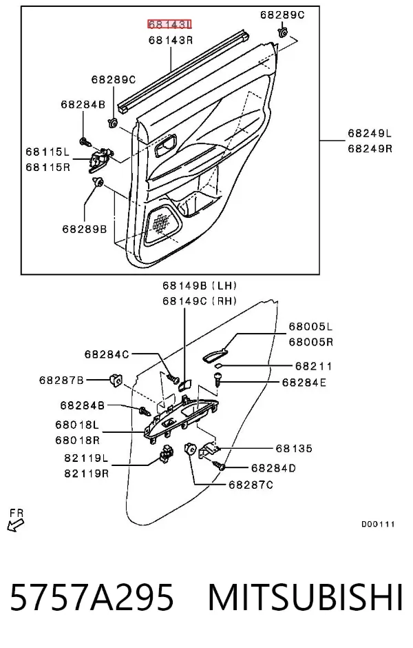  5757A295 Mitsubishi