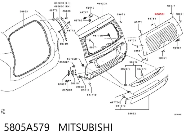  5805A579 Mitsubishi