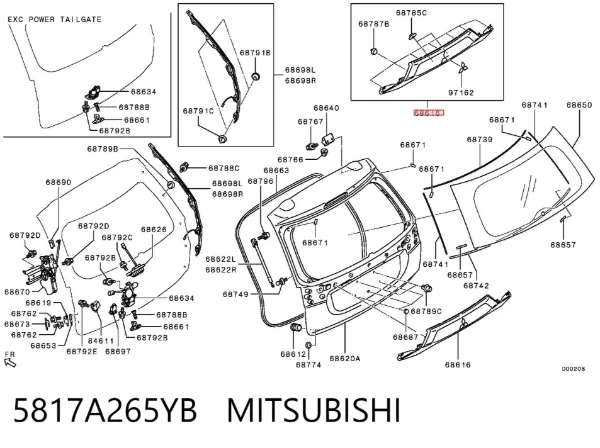  5817A265YB Mitsubishi