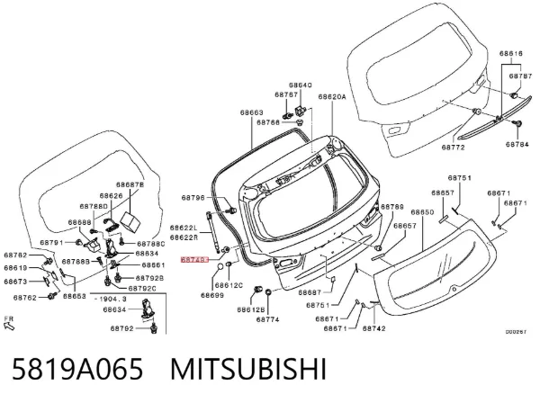  5819A065 Mitsubishi