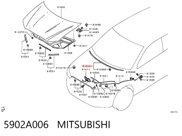  5902A006 Mitsubishi