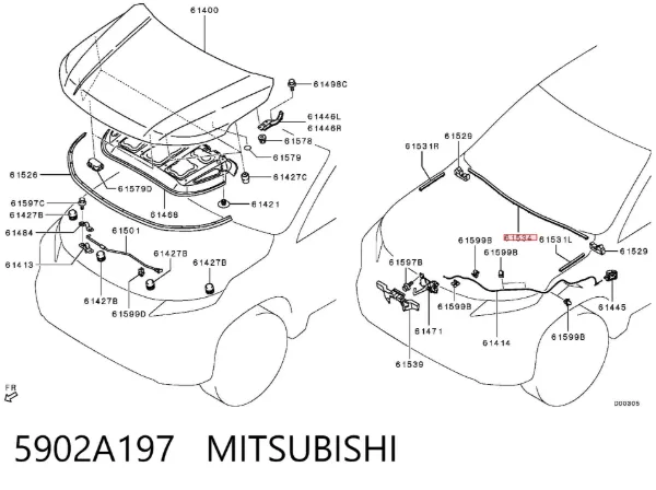  5902A197 Mitsubishi
