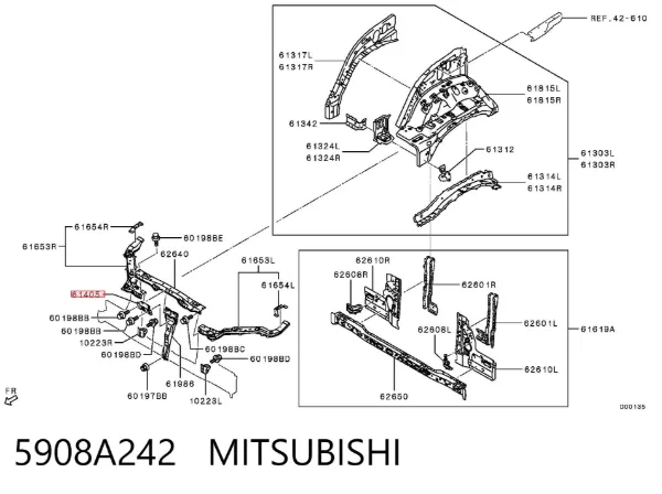  5908A242 Mitsubishi