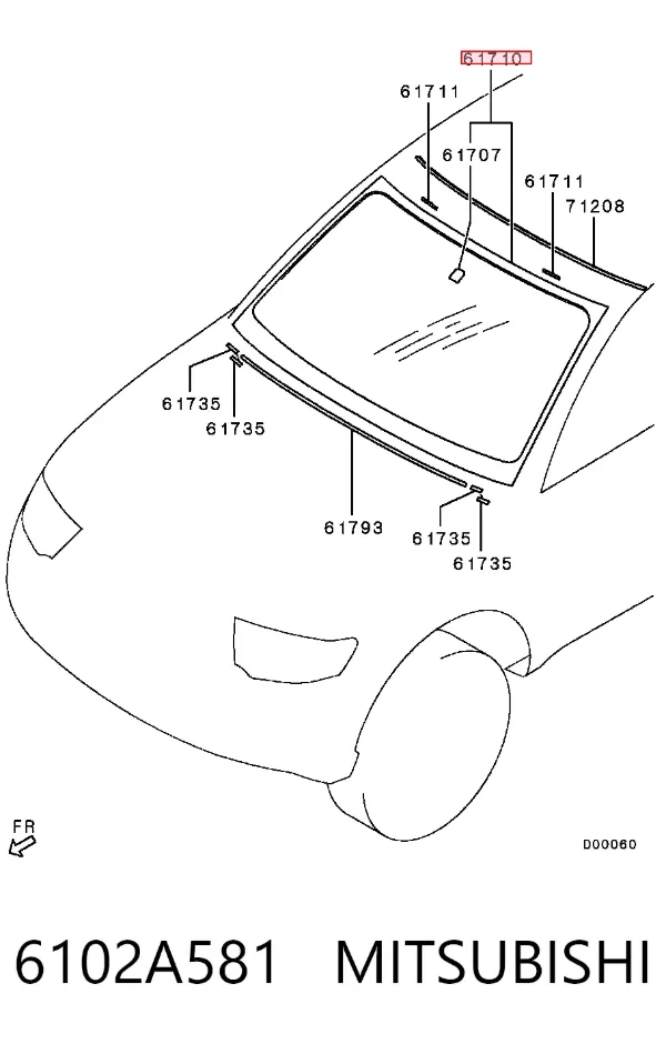 Лобове скло AB65272A XYG